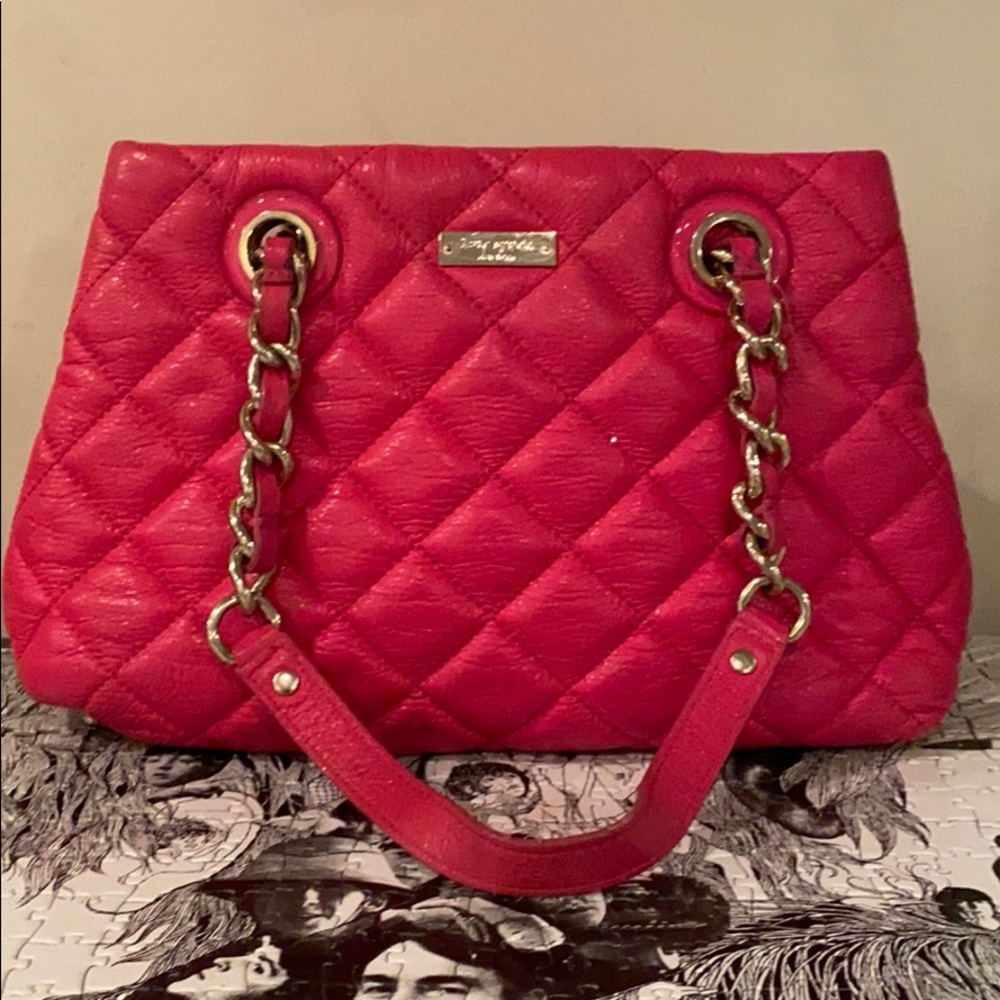 Kate Spade Pink Quilted Bag